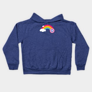 CAP SHIELD RAINBOW Kids Hoodie